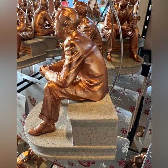 New!! Disney Walt Disney World “Walt The Dreamer” Statue Ornament - Picture 3 of 4